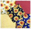 Fabric Bundle - Sunflowers Summer Floral Mix Bunting Craft Fabric Material