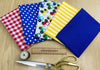 Fat Quarter Bundle - Children's Bright Farm Tractors Bunting Craft Fabric