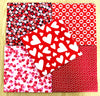 Fat Quarter Bundle - Valentine's Day Red & Pink Love Hearts Mix