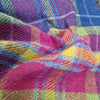 Upholstery Fabric Grampian Faux Wool Curtain Cushion Material -Bright Multicoloured Tartan Check