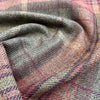 Upholstery Fabric Grampian Faux Wool Brown & Red Tartan Check Curtain Fabric