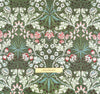 Upholstery Fabric - William Morris Hyacinth Leaf - Forest Green