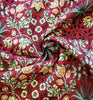 Upholstery Fabric - William Morris Hyacinth Leaf - Wine Red