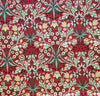 Upholstery Fabric - William Morris Hyacinth Leaf - Wine Red
