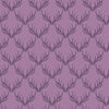 Lewis & Irene Quilting Fabric - 'Loch Lewis' Antlers - Purple