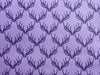 Lewis & Irene Quilting Fabric - 'Loch Lewis' Antlers - Purple