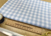 Blue & White Gingham Fabric 1/3" Check Yarn Dyed Fabric