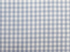 Blue & White Gingham Fabric 1/3" Check Yarn Dyed Fabric