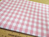 Pink & White Gingham Fabric 1/3" Check Yarn Dyed Fabric