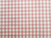 Pink & White Gingham Fabric 1/3" Check Yarn Dyed Fabric
