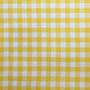 Yellow & White Gingham Fabric 1/3" Check Yarn Dyed Fabric