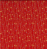 Christmas Fabric - Silver & Gold Glitter Stars on Red - 100% Cotton Fabric