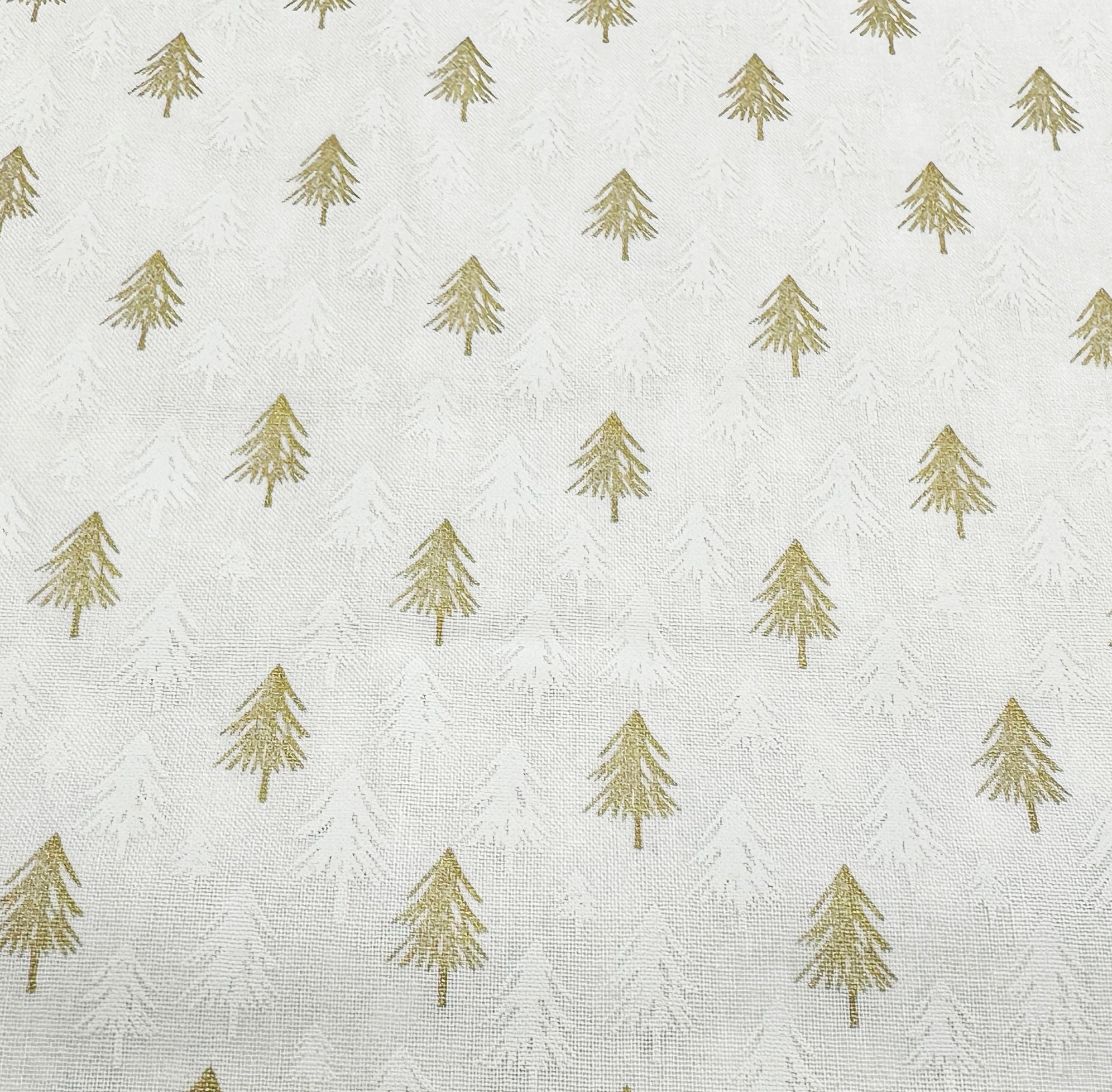 thumbnail image 2 of Metallic Gold & Silver Christmas Quilting Cotton Fabric – Fat Quarter Or By The Metre, 45" Wide 2 of 14