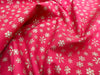 Christmas Fabric - Gold Snowflakes on Red - Cotton Fabric