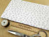 Christmas Fabric - Silver Snowflakes on White - Cotton Fabric