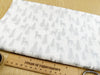 Christmas Fabric - Silver Reindeer & Trees on White - Cotton Craft Fabric Material