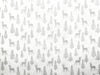 Christmas Fabric - Silver Reindeer & Trees on White - Cotton Craft Fabric Material
