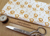Needlecord Fabric - Cute Baby Lion Print 100% Cotton Soft Cord Clothing Fabric Material