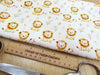 Needlecord Fabric - Cute Baby Lion Print 100% Cotton Soft Cord Clothing Fabric Material