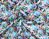 Viscose Fabric - Watercolour Leopard Print - Dress Fabric Material Metre