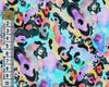 Viscose Fabric - Watercolour Leopard Print - Dress Fabric Material Metre