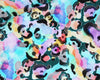Viscose Fabric - Watercolour Leopard Print - Dress Fabric Material Metre