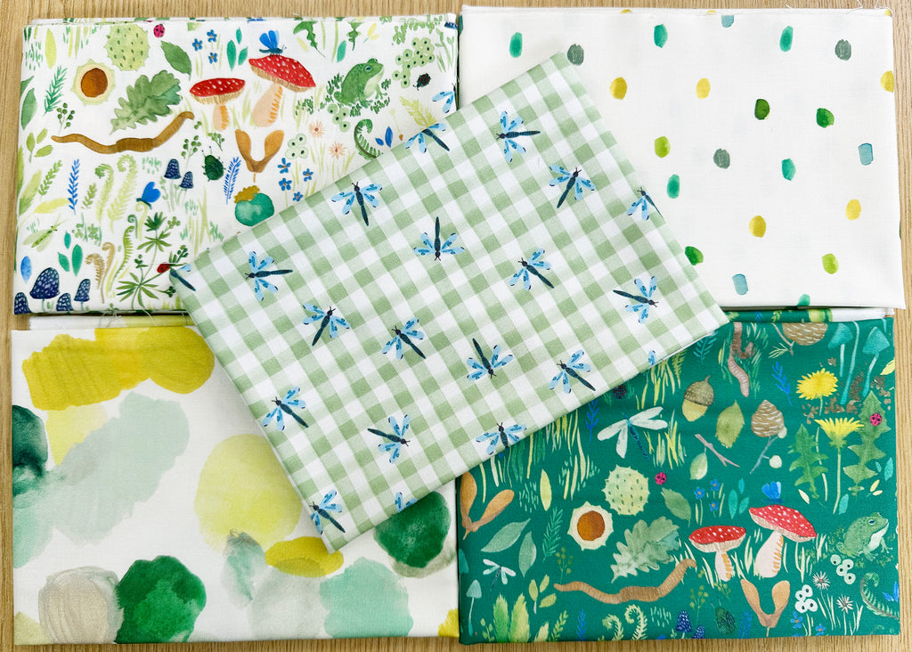 Fat Quarter Bundle - Lewis & Irene - Dragonfly & Garden Friends