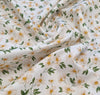 Cotton Fabric - Pretty Daisy Floral on Ivory