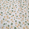 Cotton Fabric - Pretty Daisy Floral on Ivory