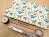 Craft Fabric - Cute 3D Dinosaurs Print - Polycotton Fabric Material