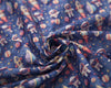 Craft Fabric - Blue 3D Astronauts & Space Print - Polycotton Fabric Material