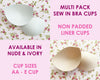 WHOLESALE MULTIPACK - Non-Padded Liner Cups