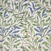 Tapestry Fabric - William Morris - Willow Bough Green - Blue - Luxury Soft Chenille Upholstery Material