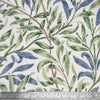 Tapestry Fabric - William Morris - Willow Bough Green - Blue - Luxury Soft Chenille Upholstery Material