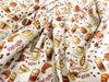 Cotton Fabric - Coffee Cups Cafe Print - Craft Fabric Material