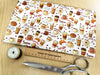 Cotton Fabric - Coffee Cups Cafe Print - Craft Fabric Material