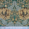 Tapestry Fabric William Morris - Honeysuckle on Emerald Green - Luxury Upholstery Fabric