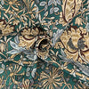 Tapestry Fabric William Morris - Honeysuckle on Emerald Green - Luxury Upholstery Fabric