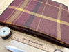 Upholstery Fabric Grampian Faux Wool Red & Ochre Tartan Check Curtain Fabric