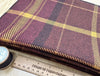 Upholstery Fabric Grampian Faux Wool Red & Ochre Tartan Check Curtain Fabric