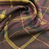 Upholstery Fabric Grampian Faux Wool Red & Ochre Tartan Check Curtain Fabric