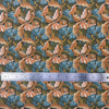 Craft Fabric - William Morris Acanthus Azure - Quality Polycotton Fabric