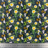 Craft Fabric - Bizzy Bees - Quality Polycotton Fabric Material