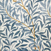 William Morris- Willow Bough Azure Blue PVC Printed Pattern Tablecloth Material Fabric
