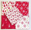 Christmas Fat Quarter Bundle - Red Christmas Stars Reindeers Stags Snowflakes Fabric