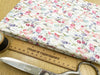 Pretty Watercolour Sweetpeas Floral Fabric - Cotton Craft Fabric Material