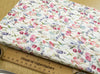 Pretty Watercolour Sweetpeas Floral Fabric - Cotton Craft Fabric Material