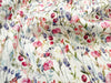 Pretty Watercolour Sweetpeas Floral Fabric - Cotton Craft Fabric Material