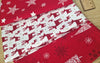 Christmas Fat Quarter Bundle - Red Christmas Stars Reindeers Stags Snowflakes Fabric