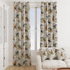 Linen Look Fabric - Game Birds Pheasant Print - Furnishing Curtain Cushion Fabric